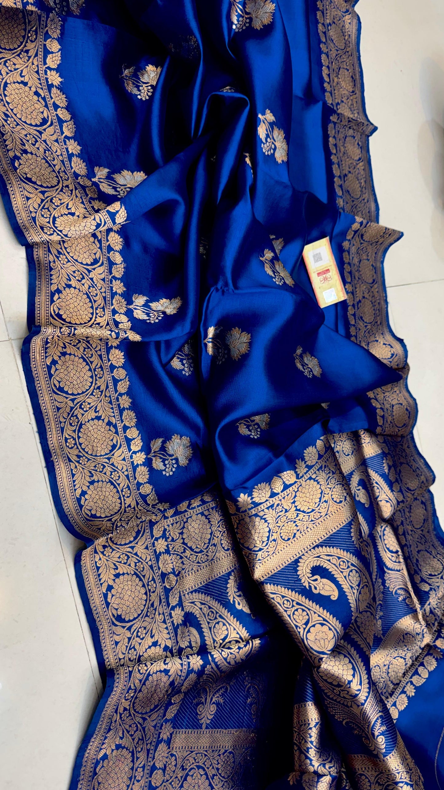 Blue Mango Banarasi Silk Sarees - Dailybuyys