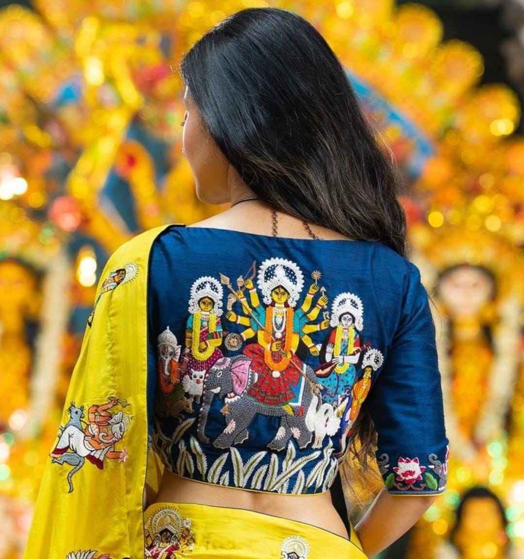 Beautiful Embroidery Design Blouse - Dailybuyys