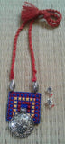 Red & Purple Handcrafted Necklaces