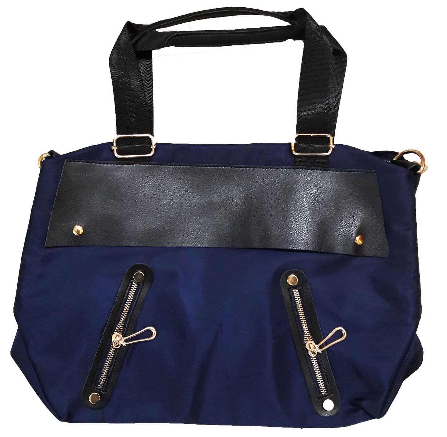 Gorgeous Navy Blue Zip Totes - Dailybuyys