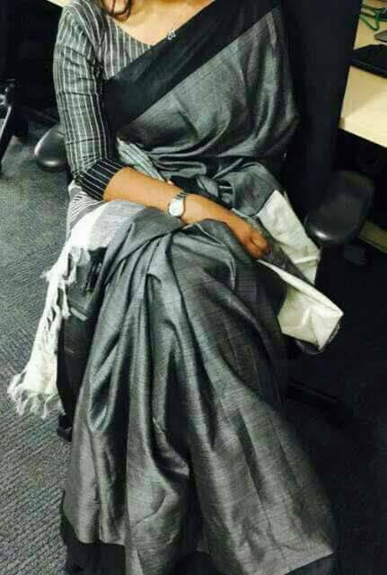 Pure Silk Mark Certified Tussar Ghicha Silk Sarees - Dailybuyys