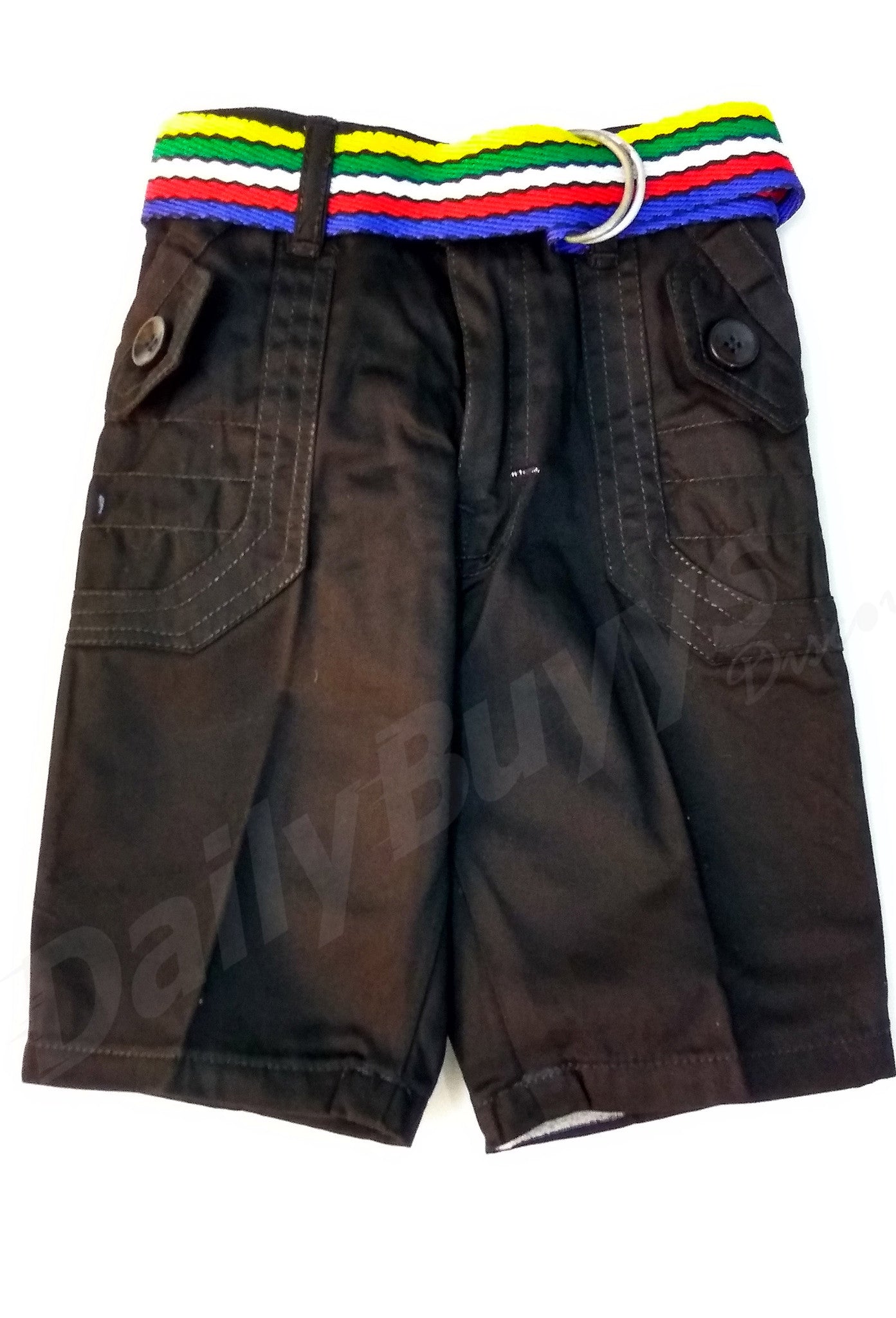 Blue Red White Sleeve Shirt And Black Half Pant Boys Clothing - Dailybuyys
