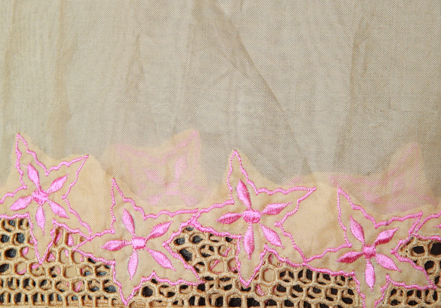 Red Cut Work Pure Silk Mark Certified Tussar Silk Sarees - Dailybuyys