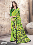 Green,Yellow Georgette Sarees
