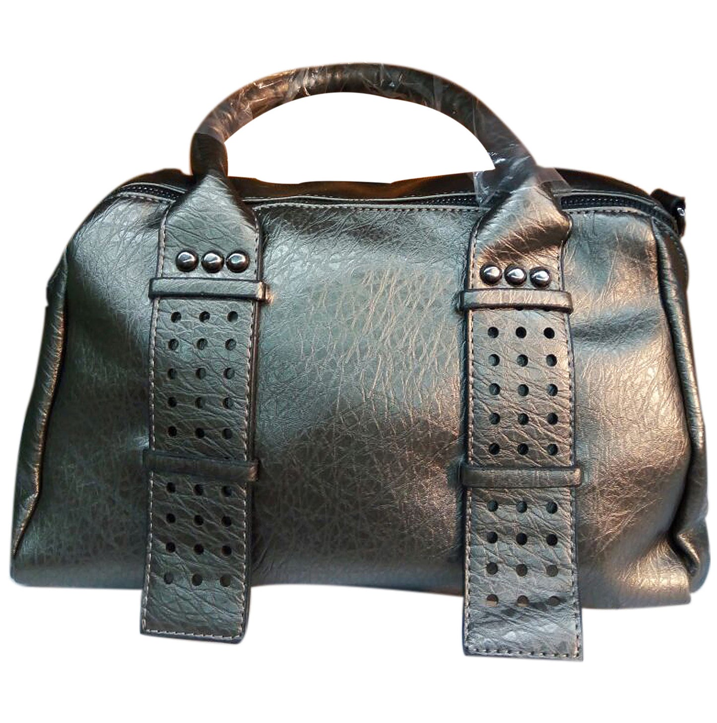 Dailybuys Silver Colour Ladies Leather Hand Bags - Dailybuyys
