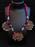 Blue & Pink Afgani Jewellery