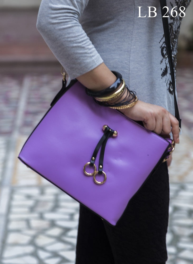 Purple Small Classy Sling Hand Bags