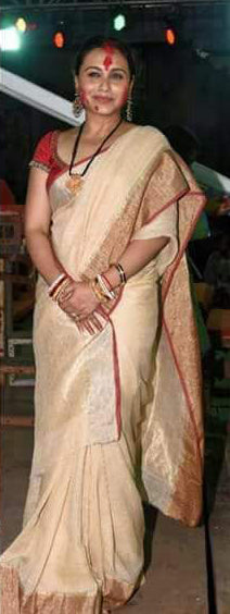 Pink Pure Linen Sarees - Dailybuyys