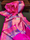 Pink Banarasi Katan Silk