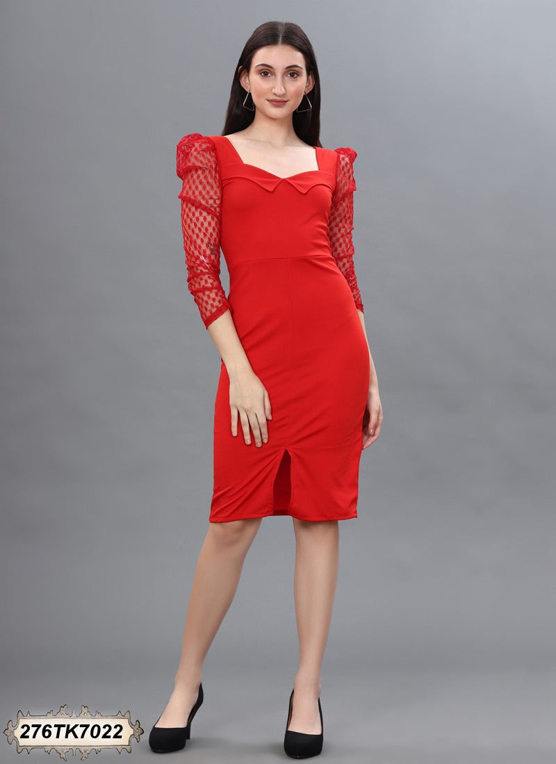 Red Imported Long Indo Western Kurtis Wear(Add to Cart Get 15% Additional Discount Limited time Offer) - Dailybuyys