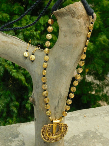 Oxidise Jewellery Golden Necklaces