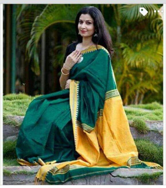 TIRKI Design Pure Cotton Silk Sarees - Dailybuyys