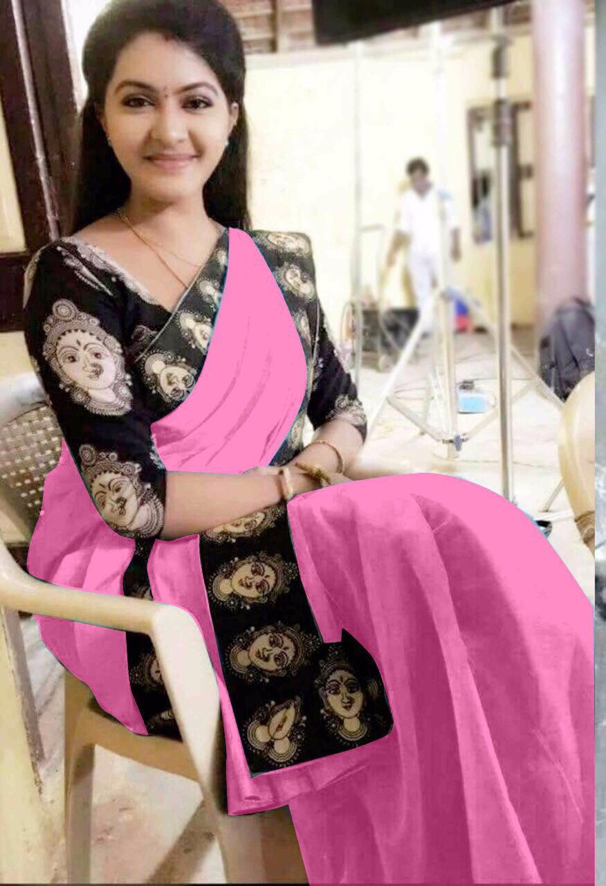Pink Chanderi Pure Cotton Sarees - Dailybuyys