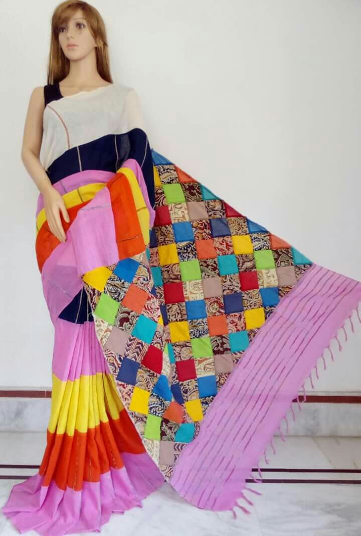 Pink Khesh Sarees - Dailybuyys