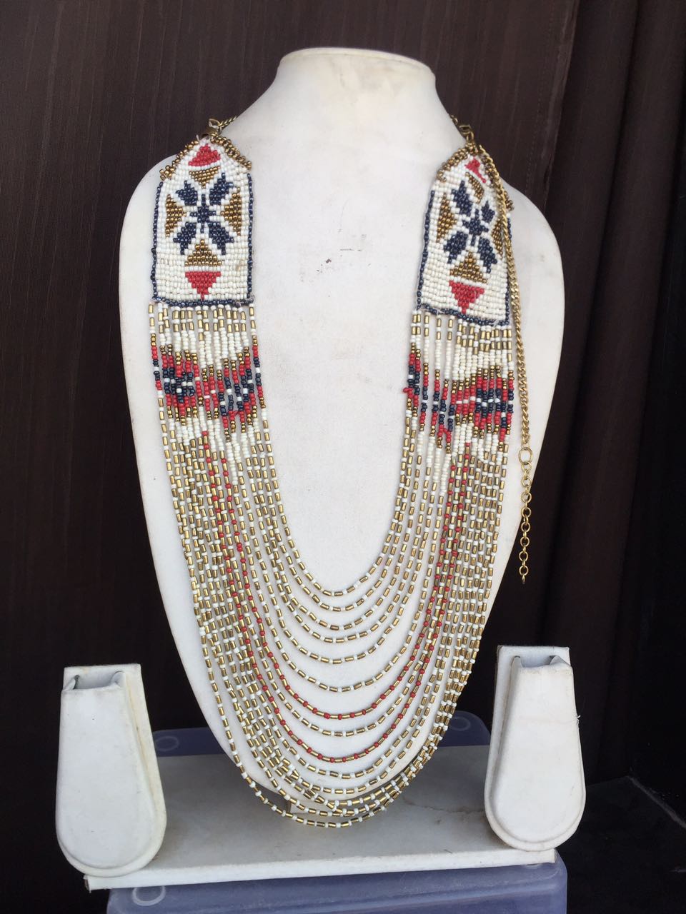 Design Glass Bead Necklace - Dailybuyys