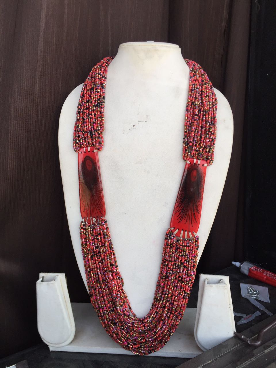 Design Glass Bead Necklace - Dailybuyys