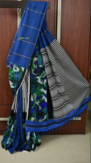 Blue Khesh Sarees - Dailybuyys