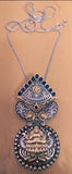 Blue Oxidise Silver Jewellery