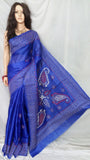 Blue Bhagalpuri Silk Sarees