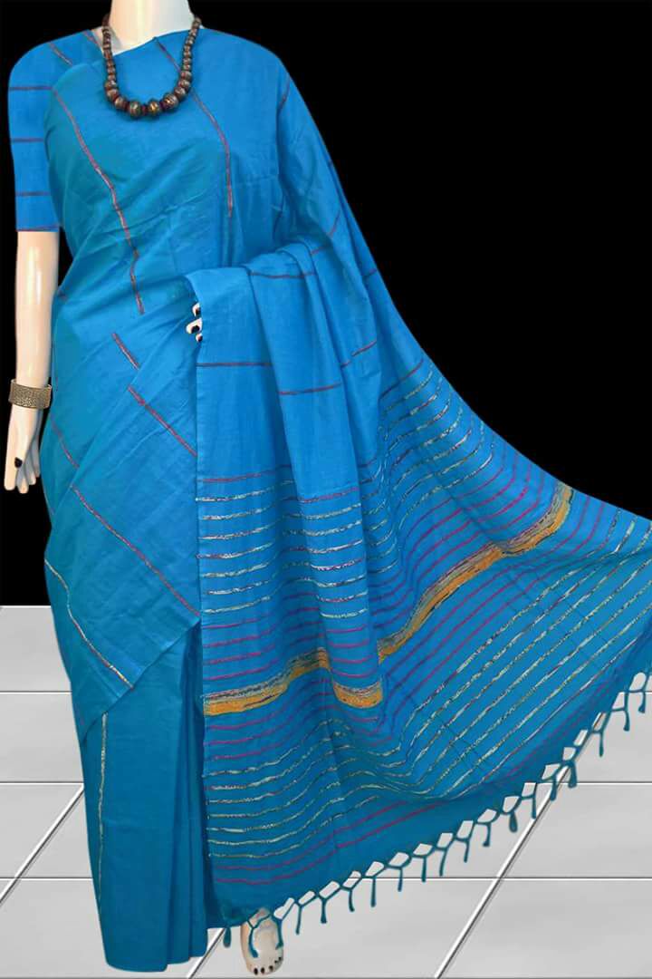 Blue Khesh Sarees - Dailybuyys