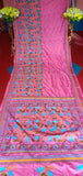Pink Art Silk Sarees