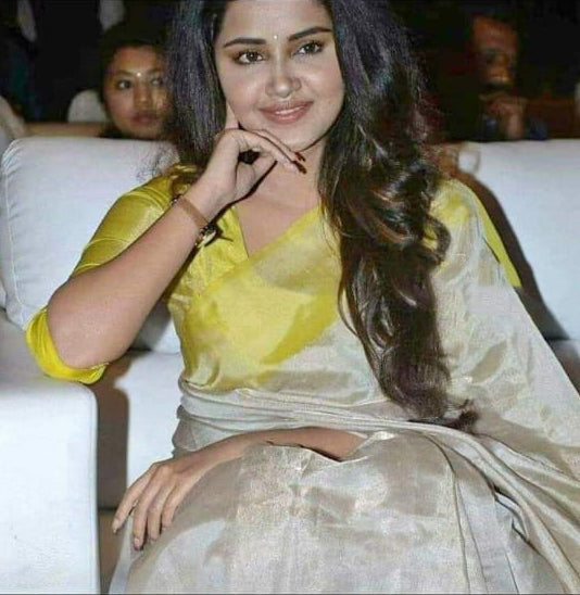 Beige Pure Linen Sarees - Dailybuyys