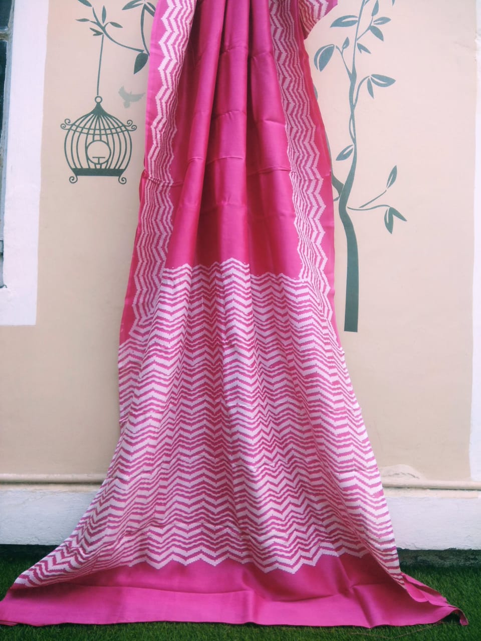 Purple Chanderi Silk Sarees - Dailybuyys