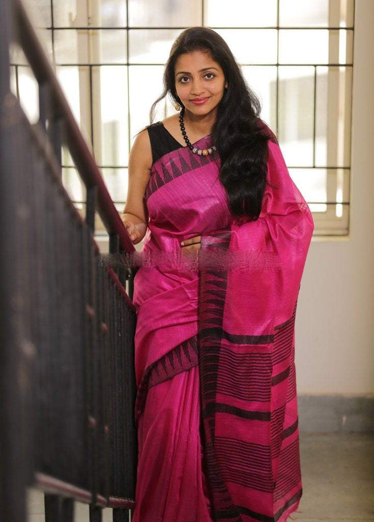 Purple Kota Silk Sarees - Dailybuyys