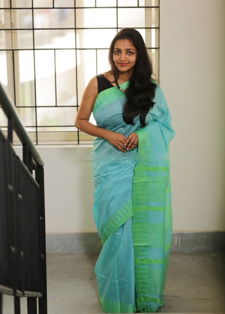 Blue Kota Silk Sarees - Dailybuyys