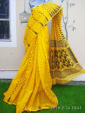 Yellow Jamdani Sarees