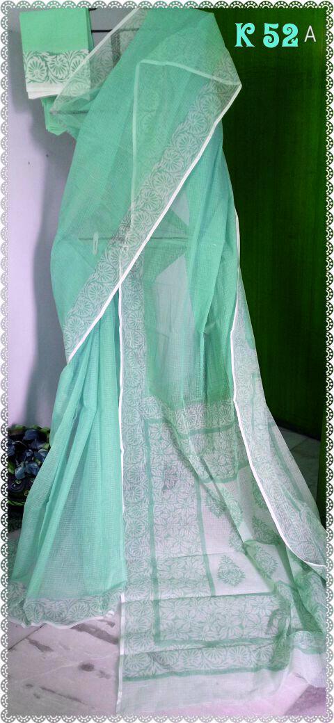 Green KK Kota Doriya Sarees - Dailybuyys
