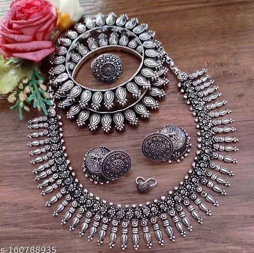 Oxidise Silver Jewellery - Dailybuyys