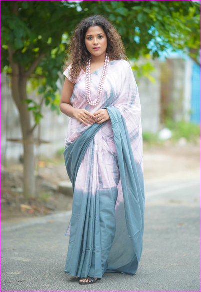 Sari, mulmul handloom pure cotton soft light weight sari with matching blouse piece, fall piccoo ready. Saree casual outlet summer collection