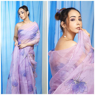 A Tale of woven dream: Organza Sarees - Dailybuyys