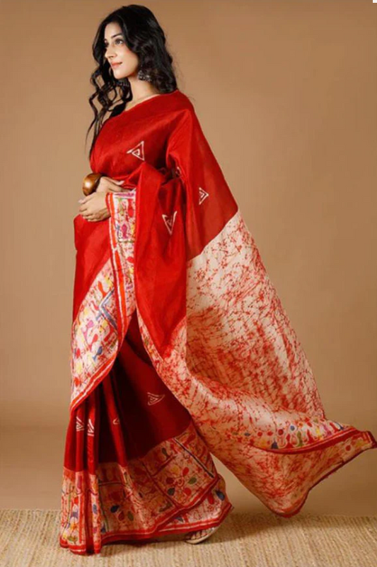 The History of Hand-Painted Sarees: From Tradition to Modern Fashion - Dailybuyys