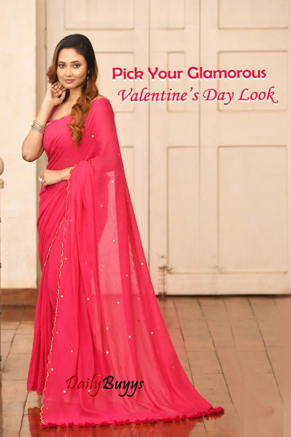 Choose the Perfect Saree on this Valentine's Day from Dailybuyys - Dailybuyys