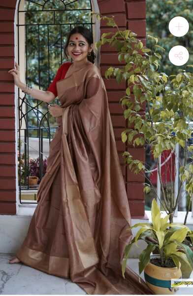 Timeless Fabric : Linen Sarees - Dailybuyys