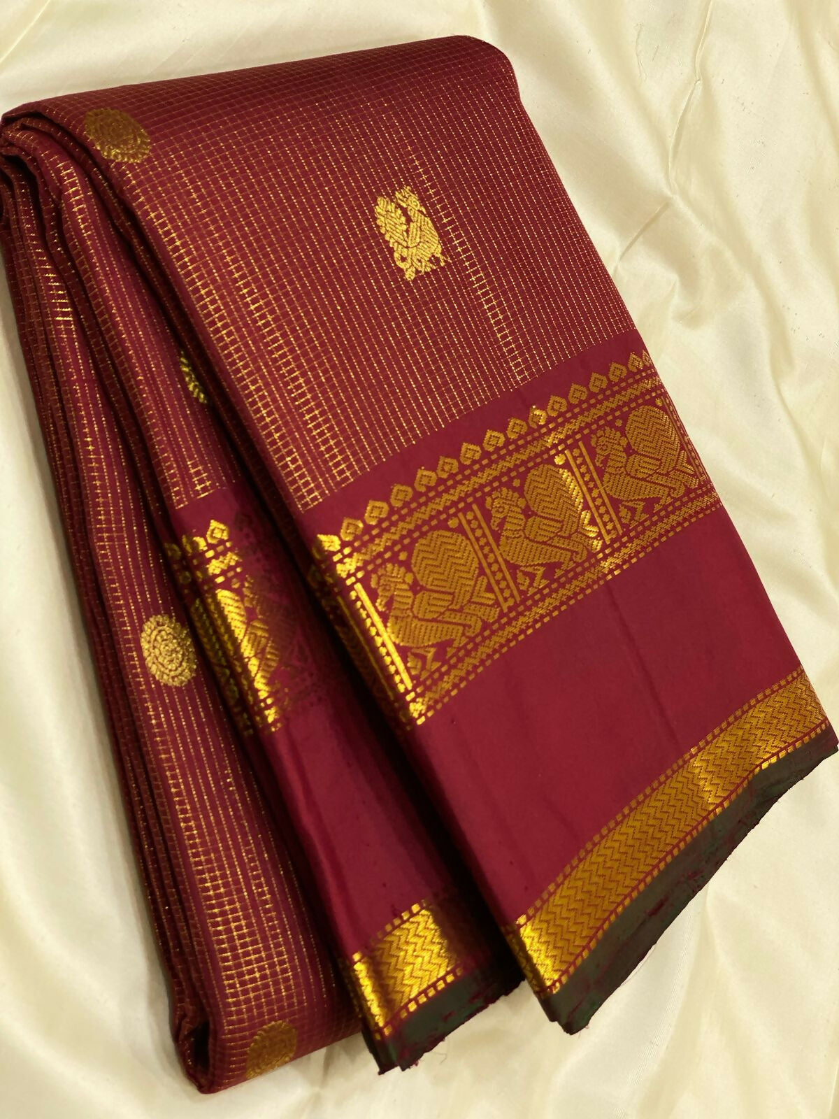 Handloom Kanchipuram Pattu sarees