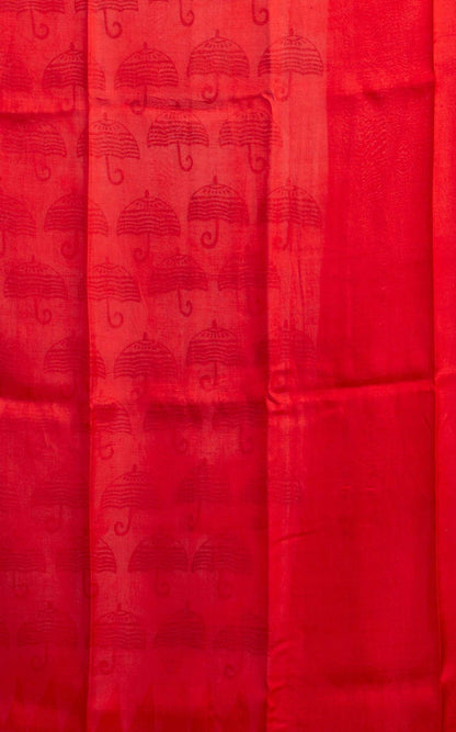 Barsha Block Printed Pure Silk Mark Certified Bishnupuri Silk Sarees