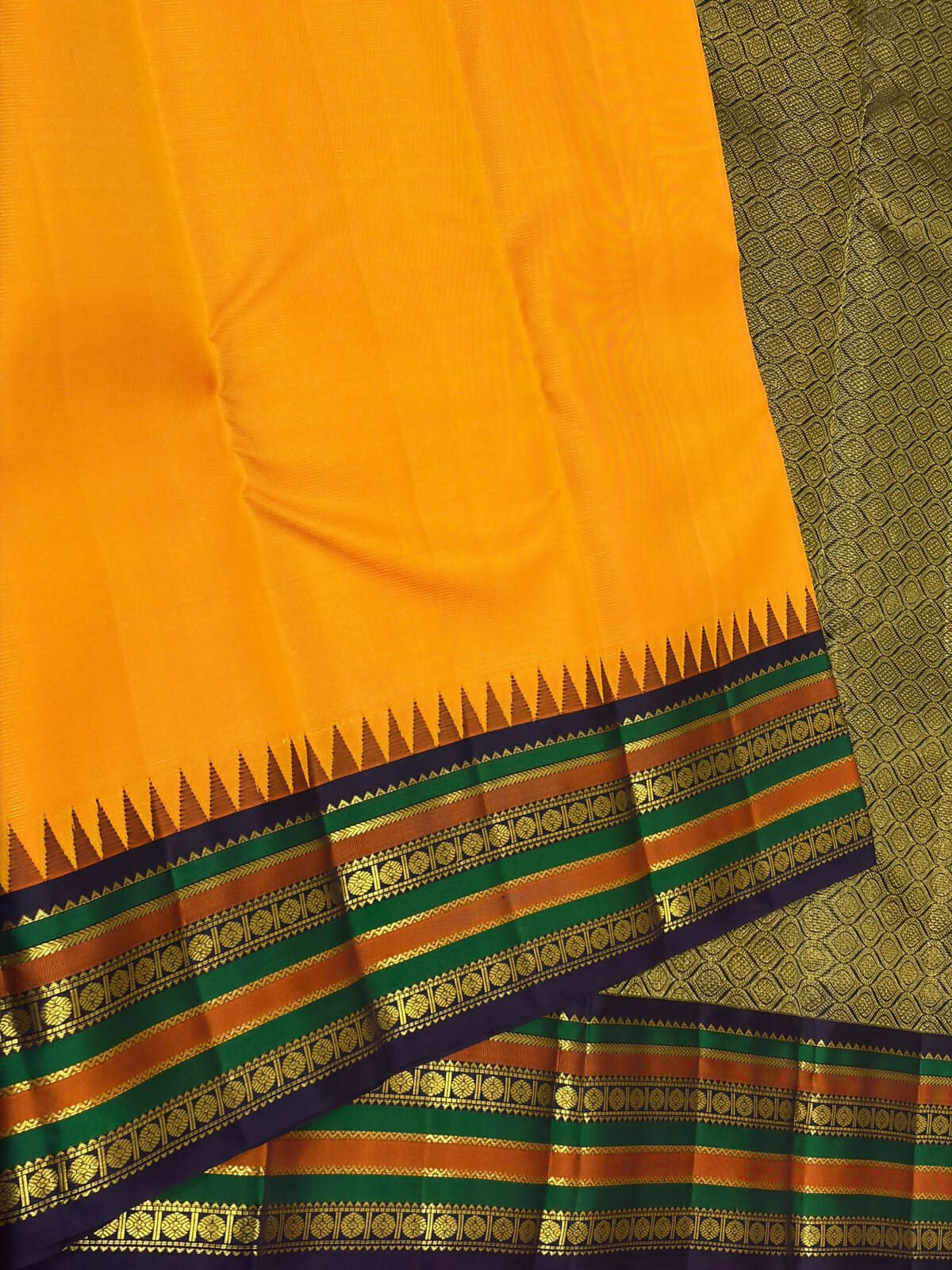 Pure Kanchipuram Handloom Bridal Silk Sarees 2 gram Zari vaira oosi With Silk Mark Certified 27500/-