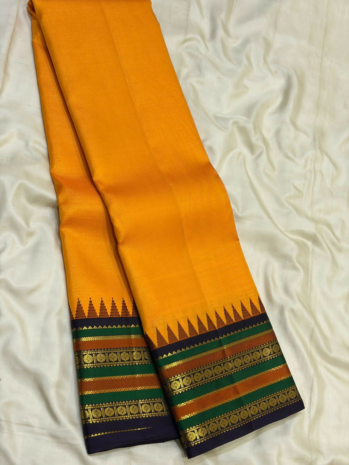 Pure Kanchipuram Handloom Bridal Silk Sarees 2 gram Zari vaira oosi With Silk Mark Certified 27500/-