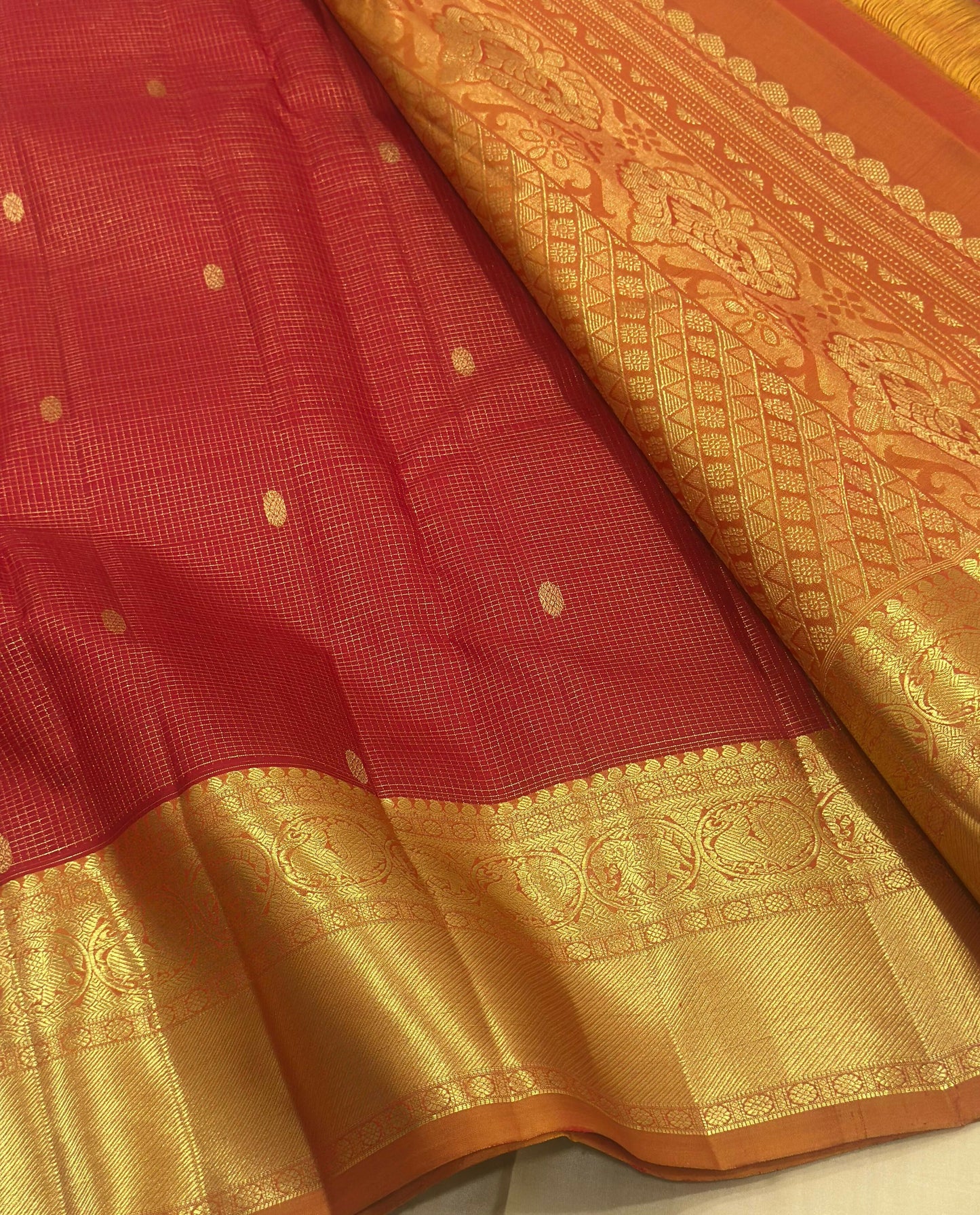 Pure Kanchipuram Handloom Bridal Silk Sarees 2 gram Zari With Silk Mark Certified 22000/- Vaira oosi