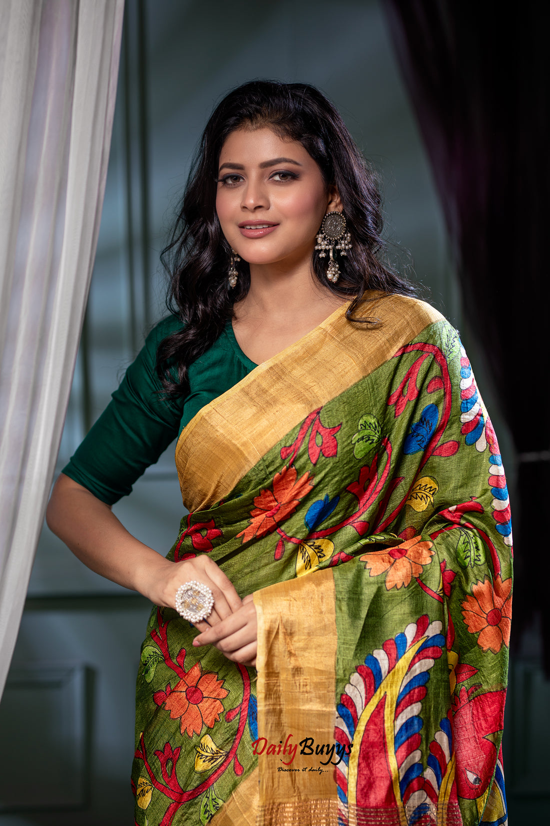 Hand-painted Silk Sarees