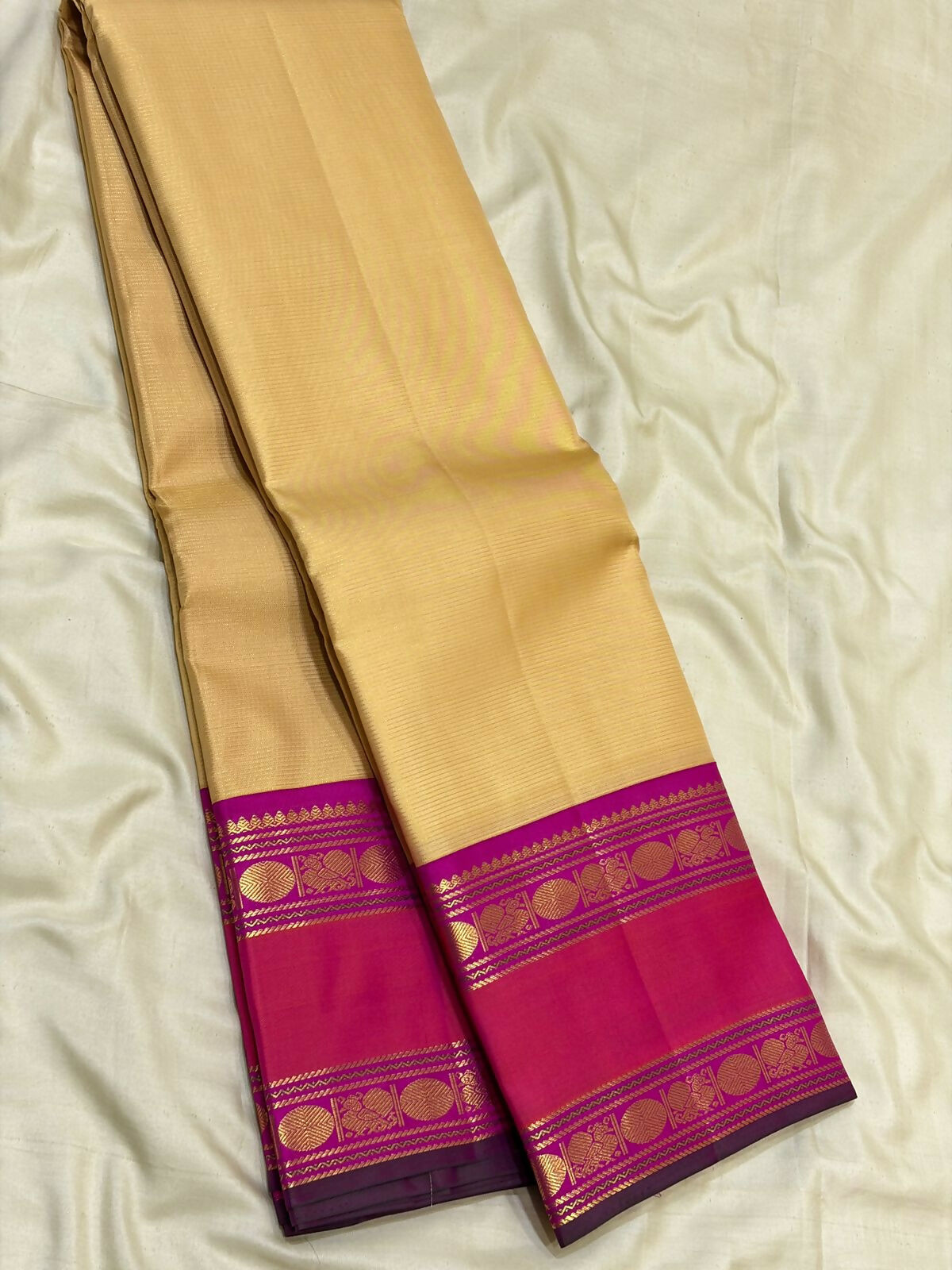 Pure Kanchipuram Handloom Bridal Silk Sarees 2 gram Zari vaira oosi With Silk Mark Certified 27500/-