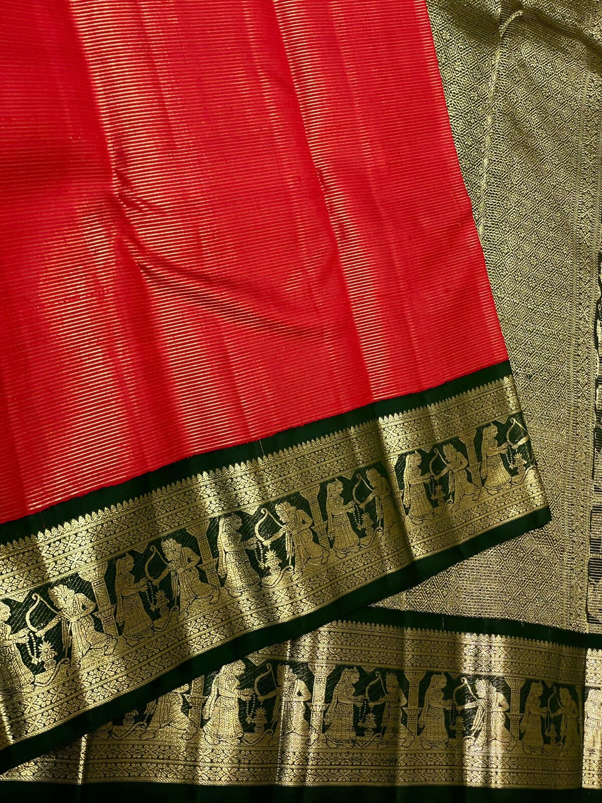 Pure Kanchipuram Handloom Bridal Silk Sarees 2 gram Zari vaira oosi With Silk Mark Certified 27500/-