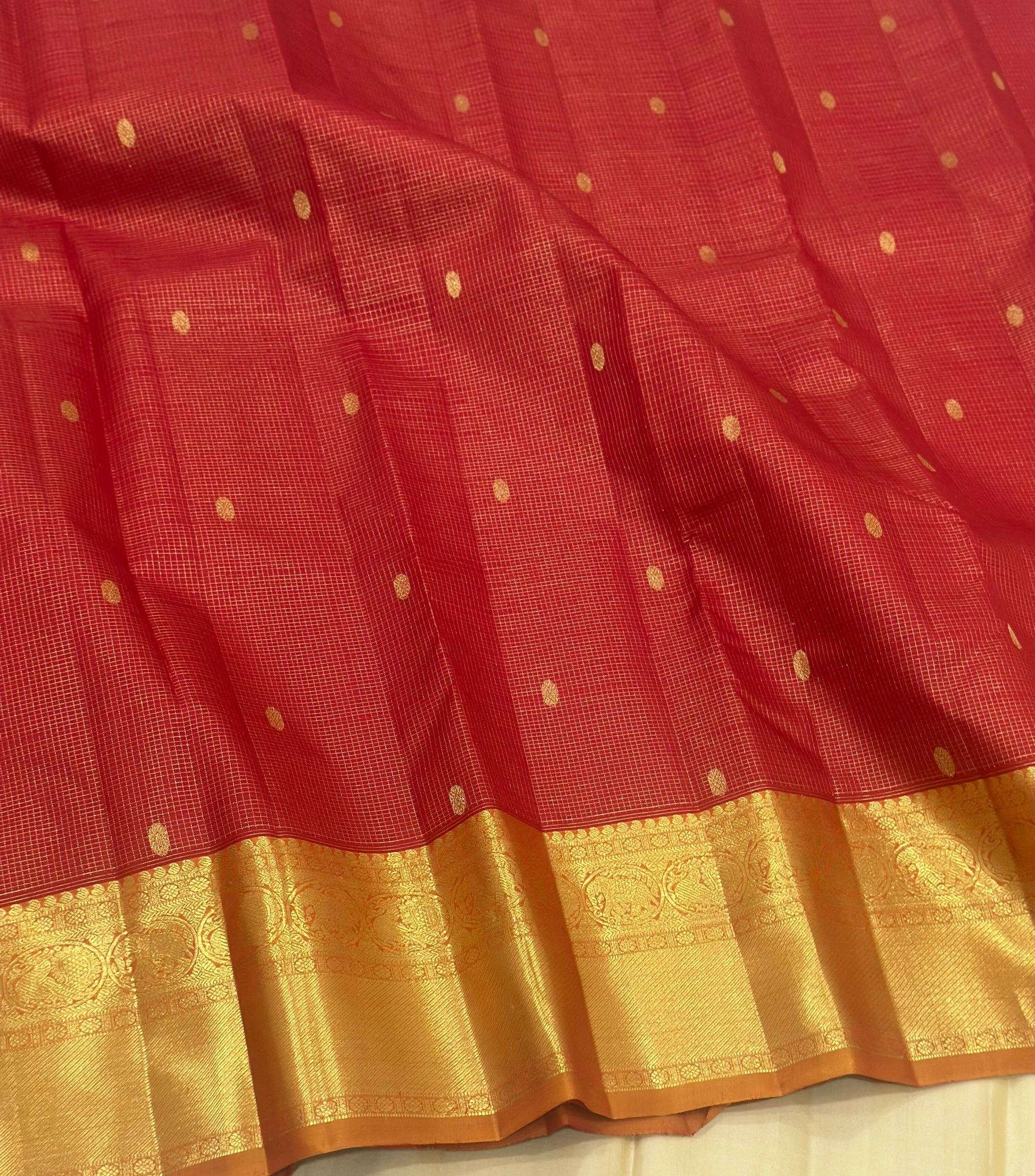 Pure Kanchipuram Handloom Bridal Silk Sarees 2 gram Zari With Silk Mark Certified 22000/- Vaira oosi