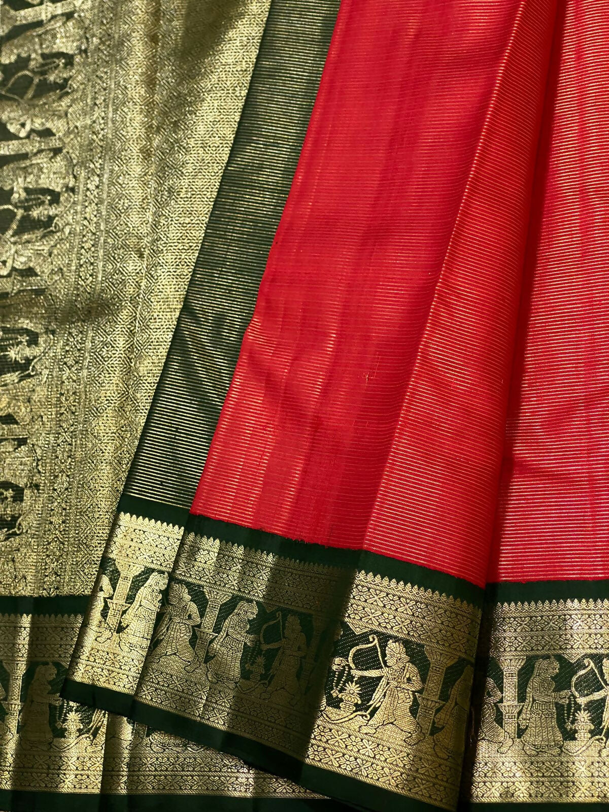 Pure Kanchipuram Handloom Bridal Silk Sarees 2 gram Zari vaira oosi With Silk Mark Certified 27500/-