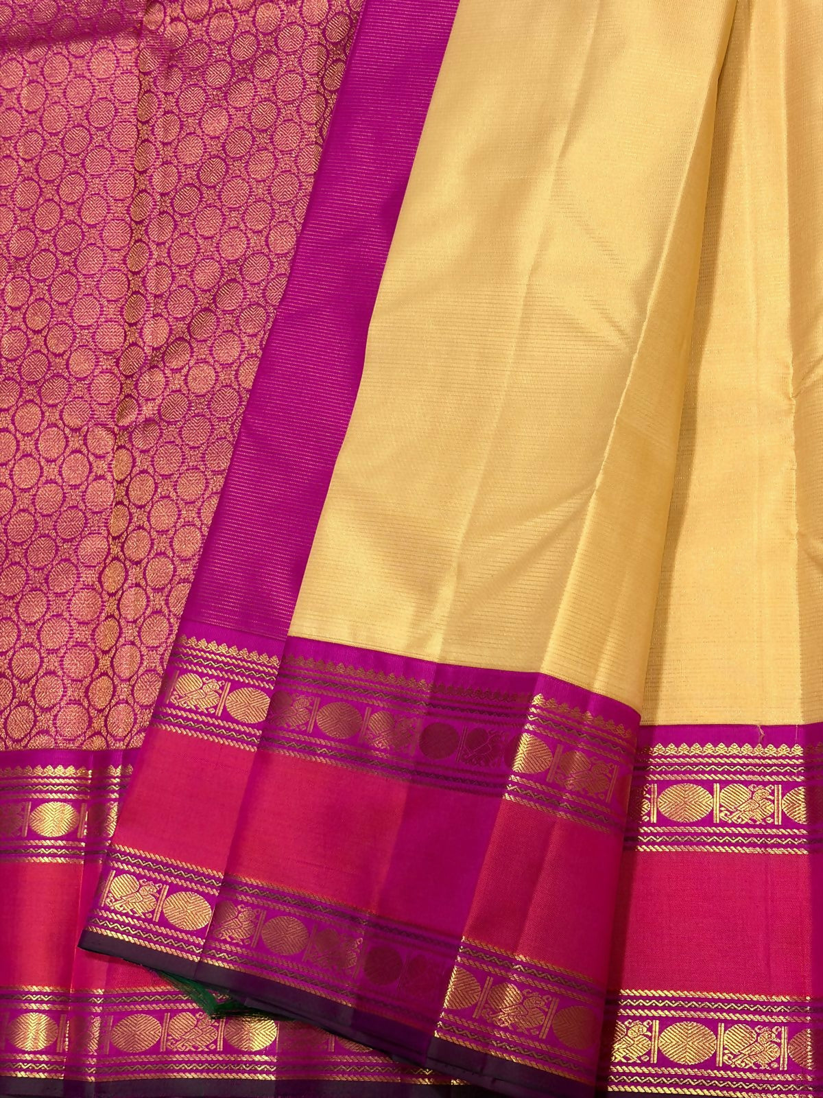 Pure Kanchipuram Handloom Bridal Silk Sarees 2 gram Zari vaira oosi With Silk Mark Certified 27500/-