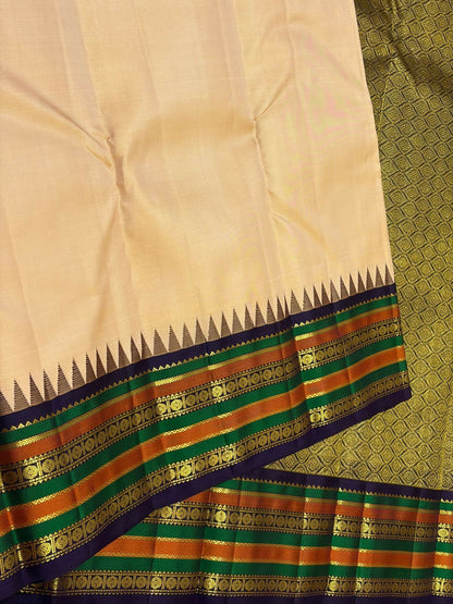 Pure Kanchipuram Handloom Bridal Silk Sarees 2 gram Zari vaira oosi With Silk Mark Certified 27500/-