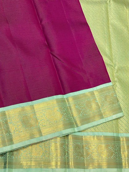Pure Kanchipuram Handloom Bridal Silk Sarees 2 gram Zari vaira oosi With Silk Mark Certified 27500/-